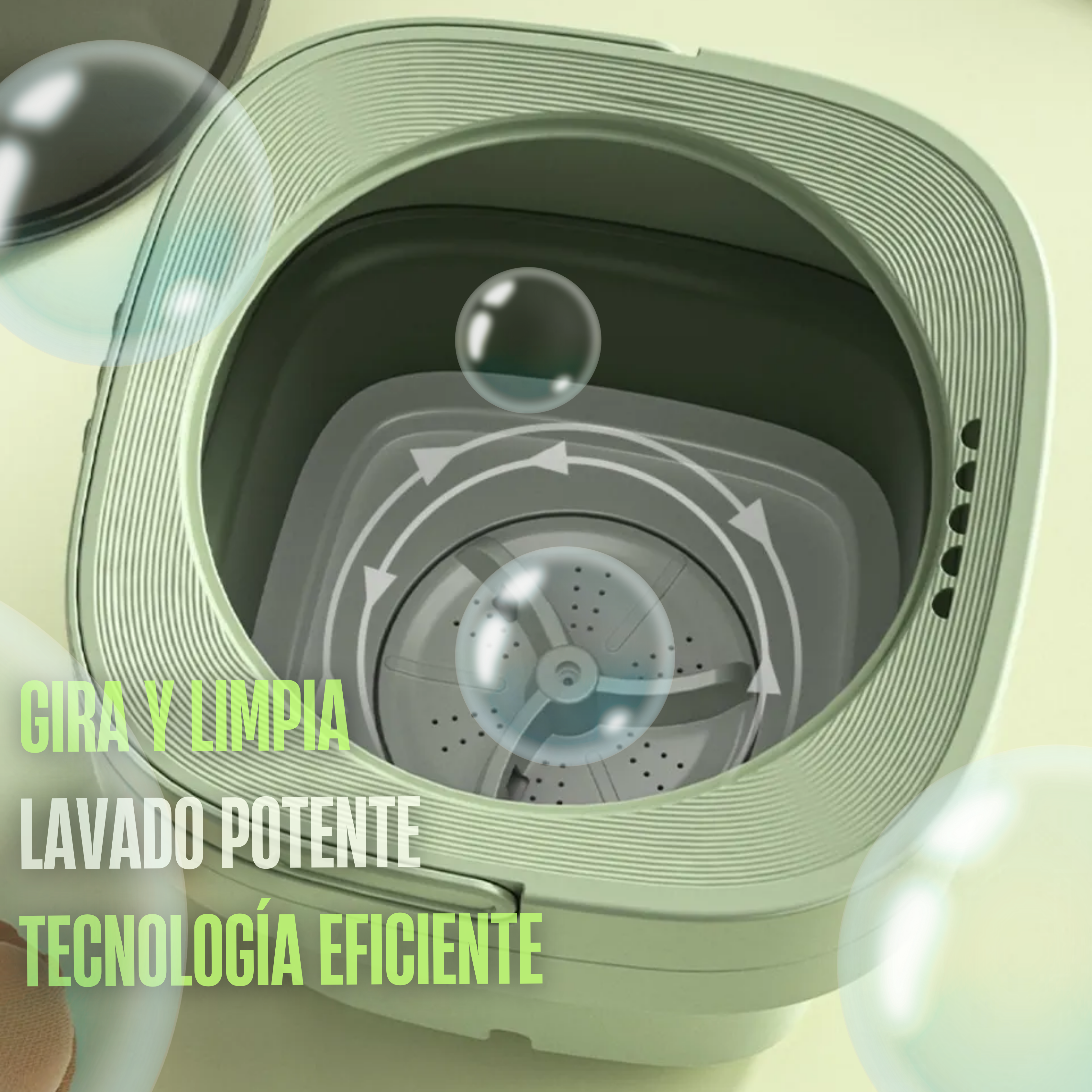 MiniWashing™ Green Triple Acción – Para Ropa Pequeña / ¡NUEVA OFERTA LIMITADA!