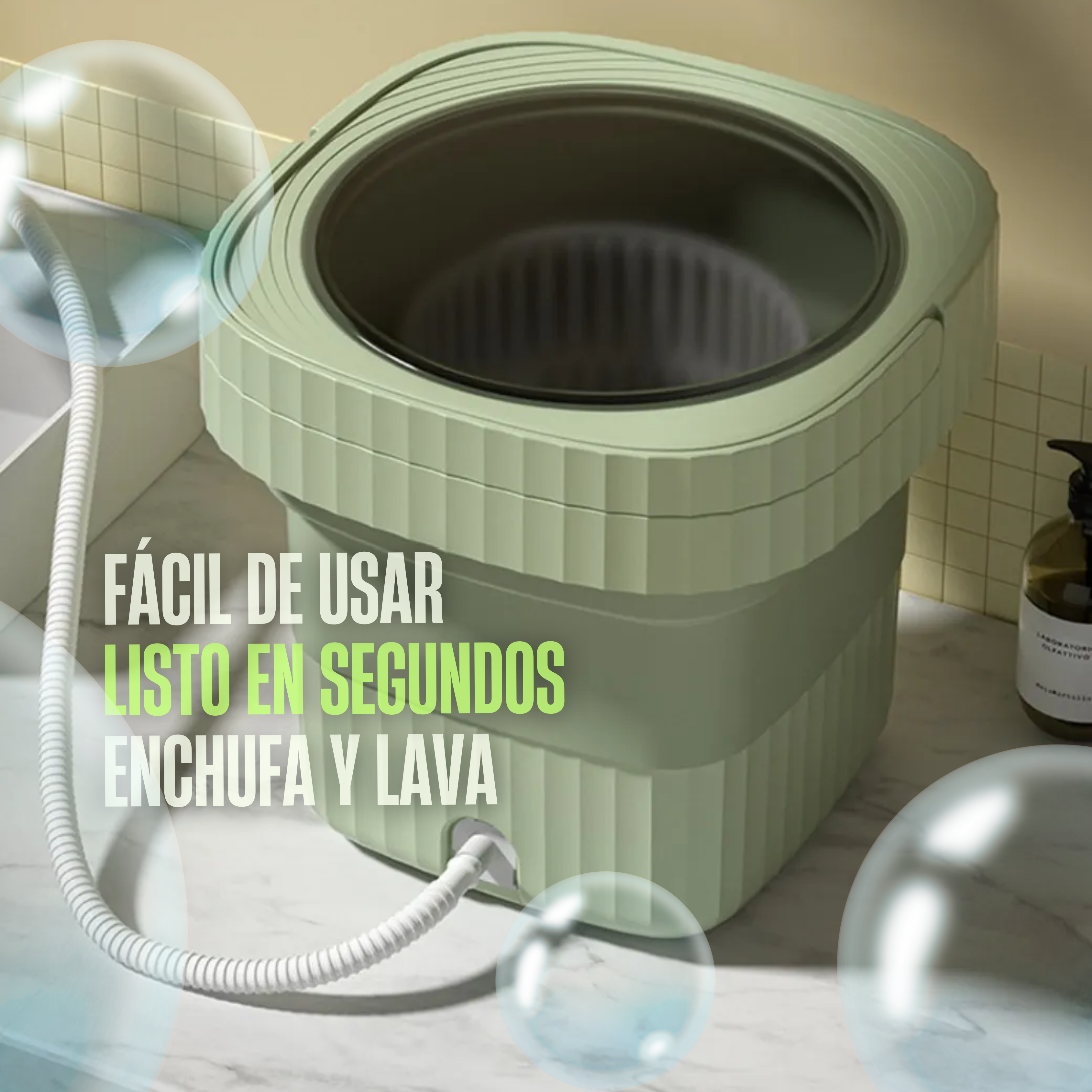 MiniWashing™ Green Triple Acción – Para Ropa Pequeña / ¡NUEVA OFERTA LIMITADA!